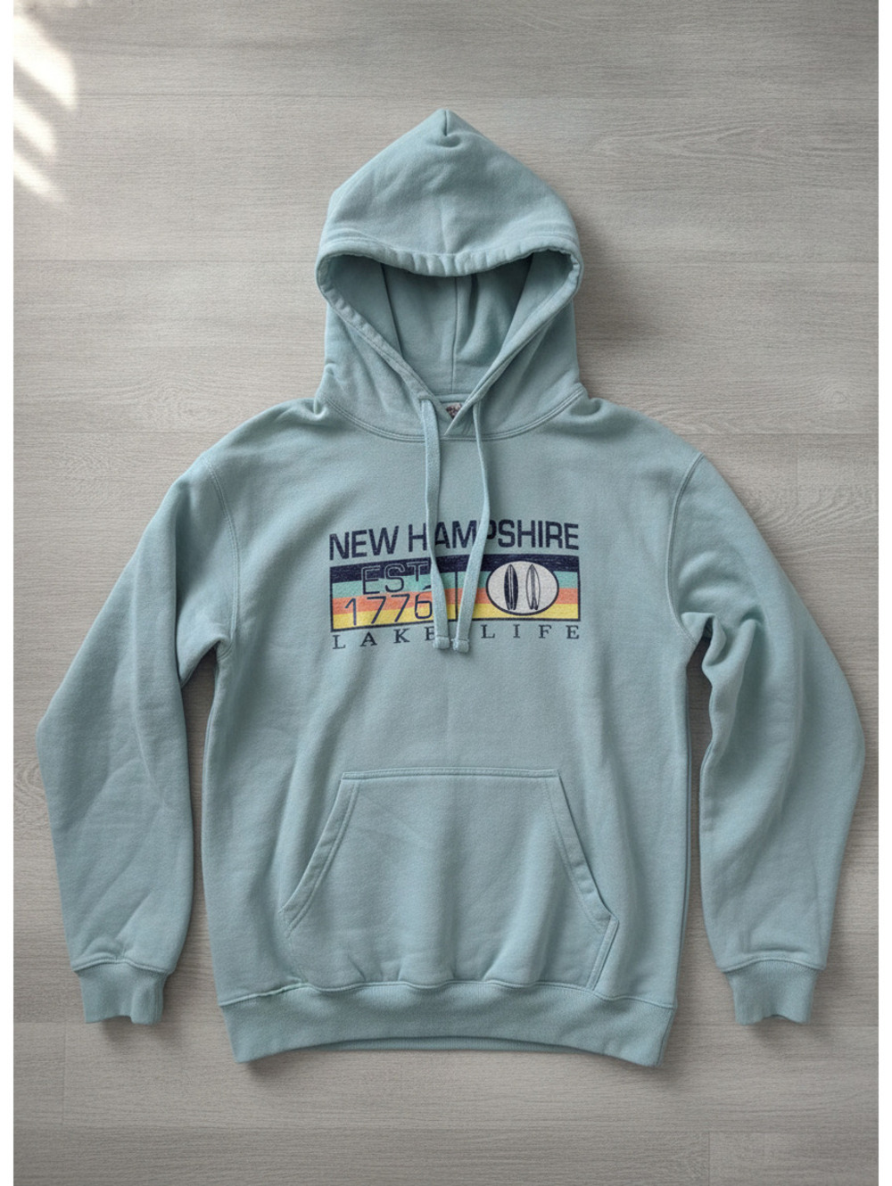 Miltex New Hampshire Lake Life Pullover Hoodie Large